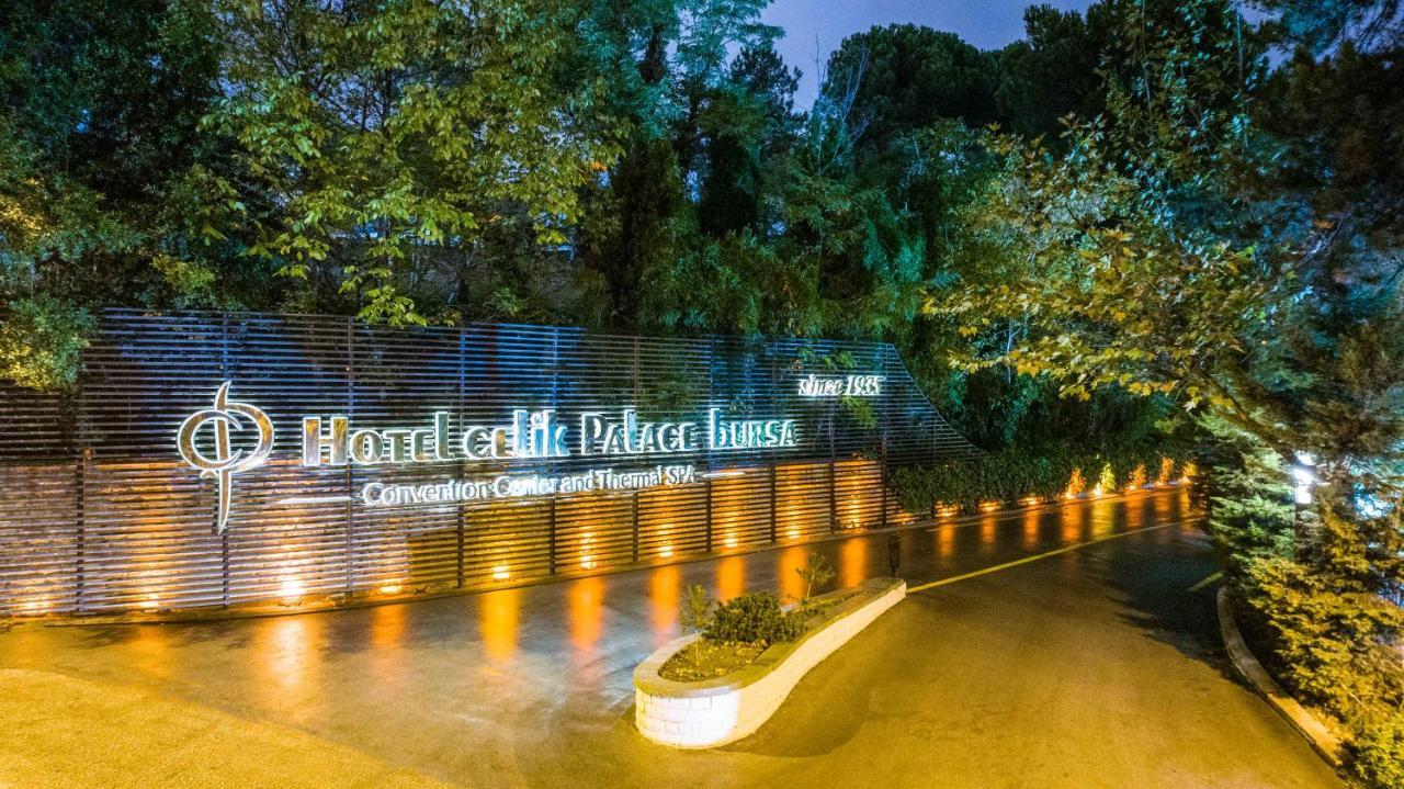 Hotel Celik Palas Convention Center & Thermal Spa Bursa Eksteriør billede Entrance of the center
